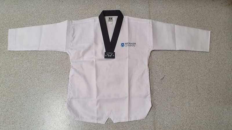 Monash Taekwondo - Dobok (Black Collar)